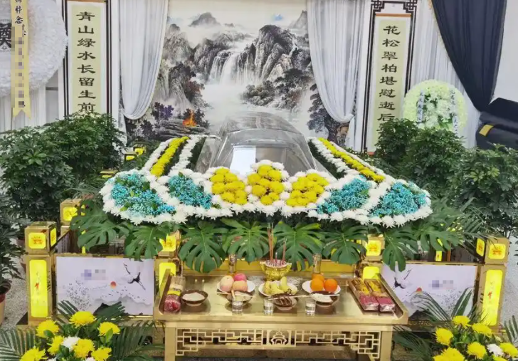 武汉菊花灵堂布置服务